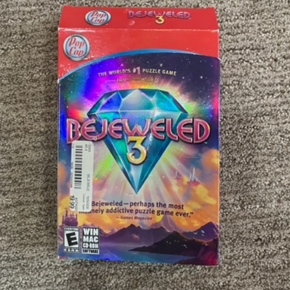 Bejeweled 3: Pop Cap: Puzzle Video Game